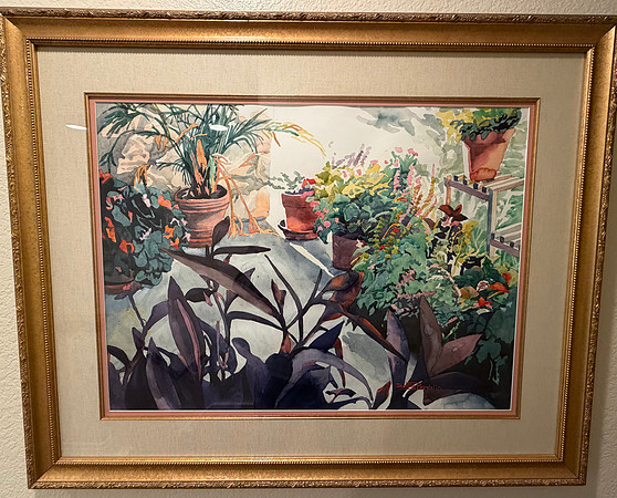 Doretta's Patio - Watercolor