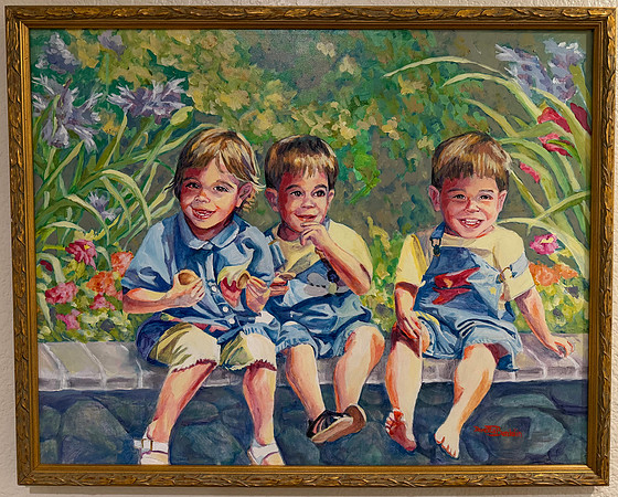 The Triplets - Watercolor