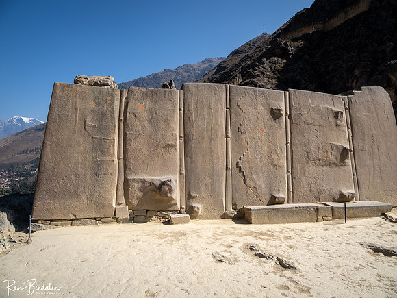 Sun temple at Ollantaytambo fortress