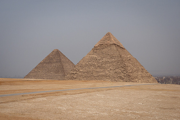 Pyramids of Khufu and Khafre