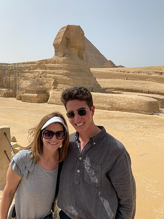 Elizabeth and Jacob at the Great Sphinx