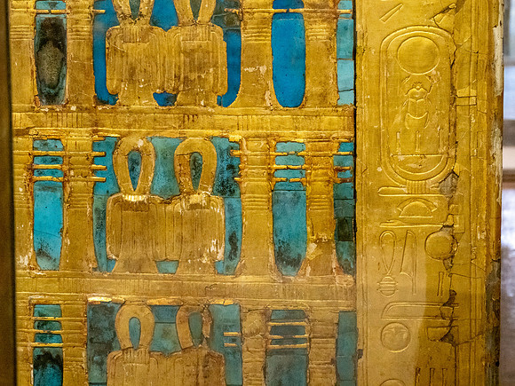 One of several tomb enclosures for King Tutankhamun - Egyptian Museum in Cairo
