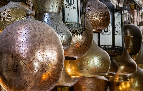 Egyptian style lamps - Market in Cairo