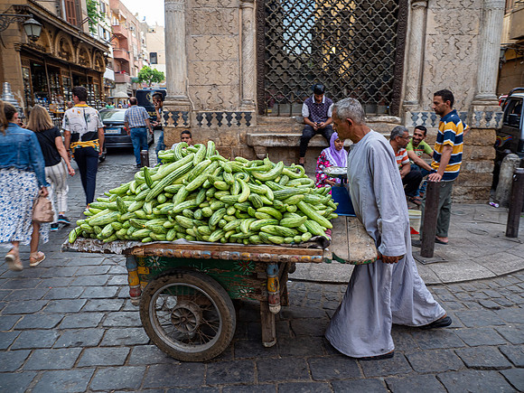 Cucumber vendor - Khan El Khal Li Market